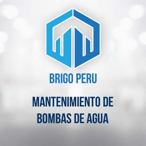BRIGO PERU | MANTENIMIENTO DE BOMBAS DE AGUA